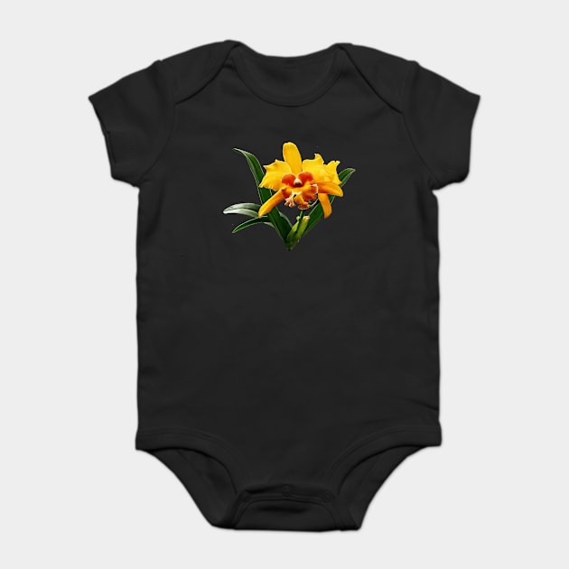 Orchids - Cattleya Orchid Orchidglade Baby Bodysuit by SusanSavad